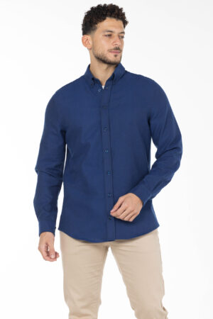 Canva Shirt - Relaxed Fit - Dark Blue pic1