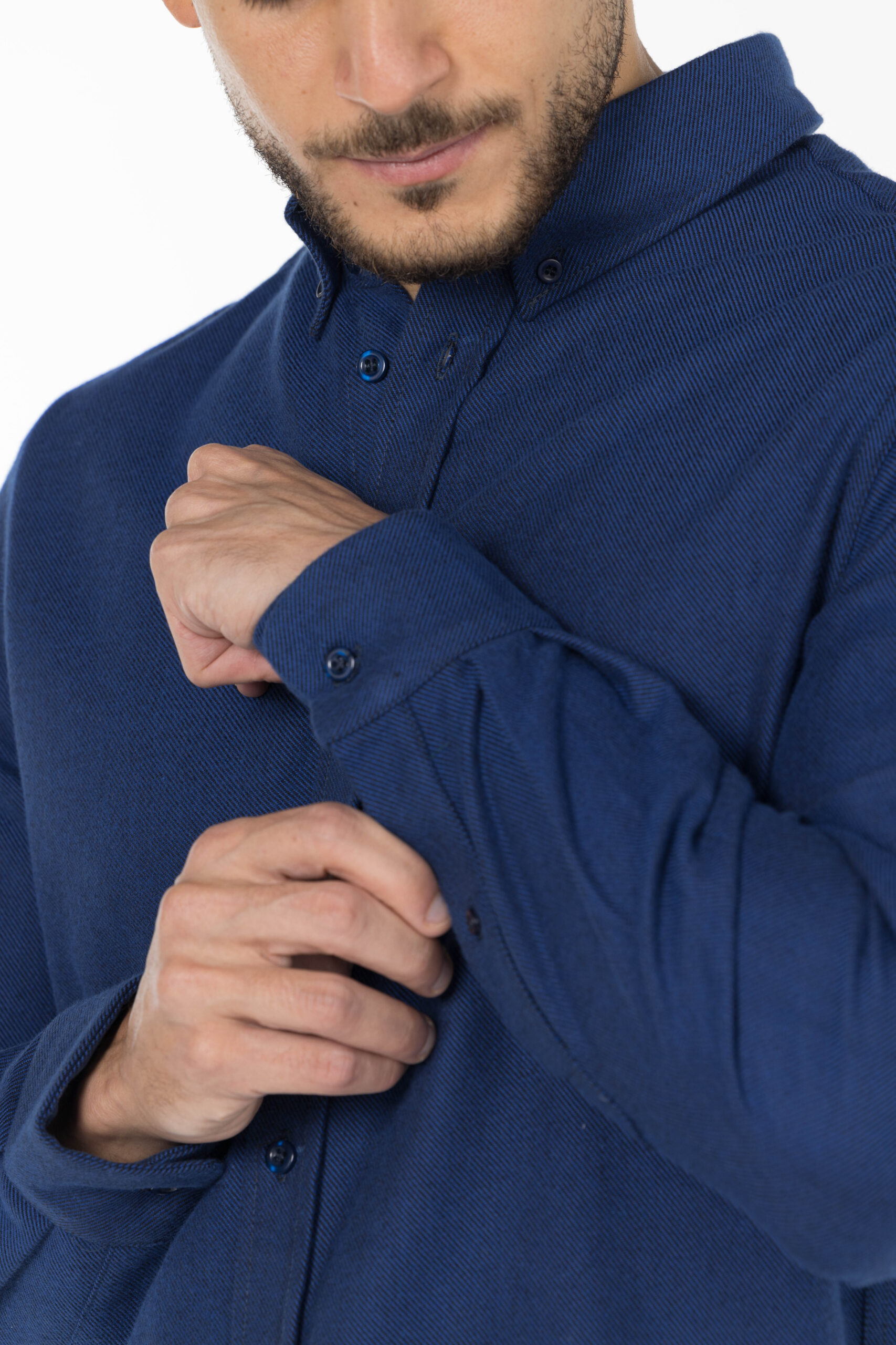 Canva Shirt - Relaxed Fit - Dark Blue pic10