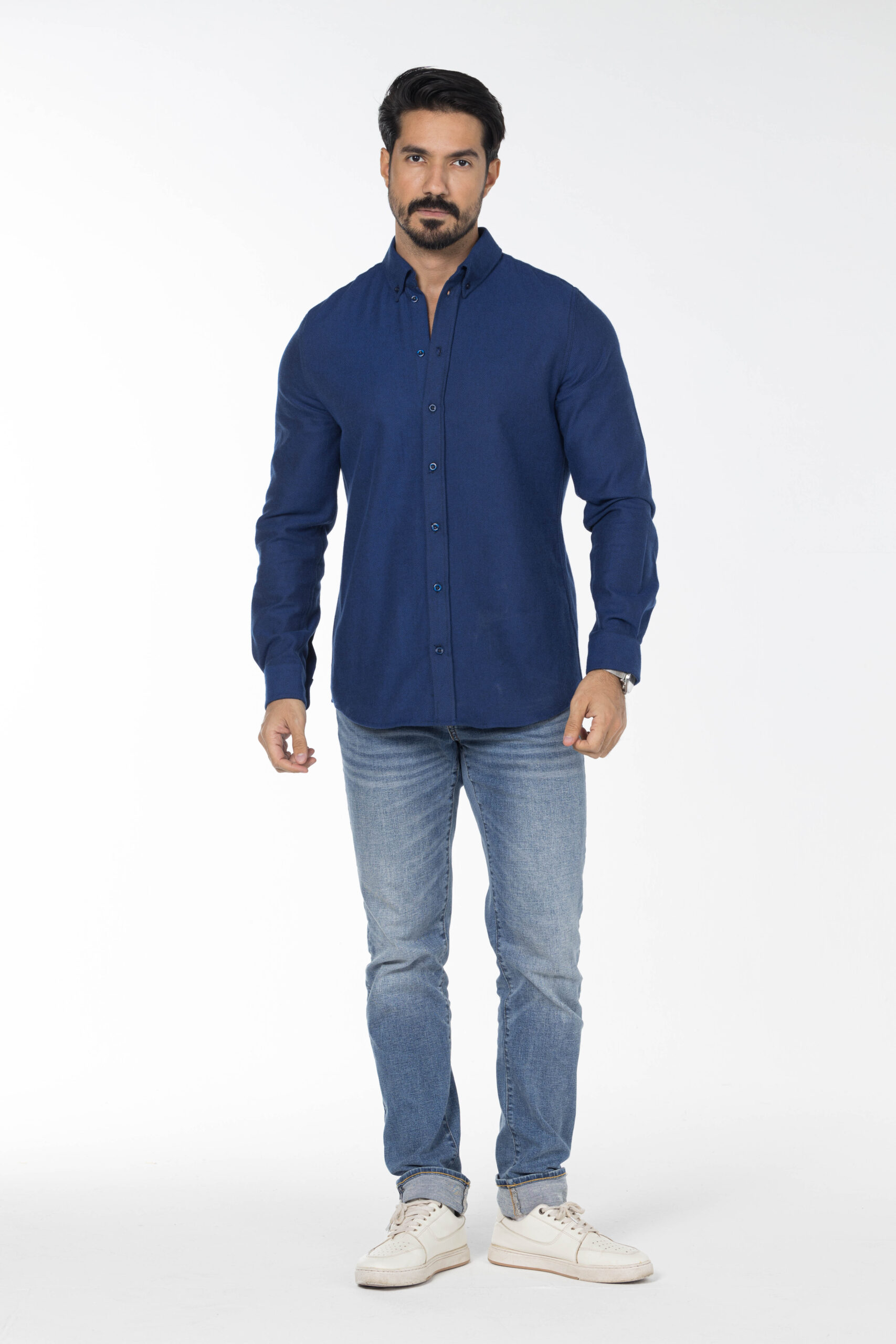 Canva Shirt - Relaxed Fit - Dark Blue pic18