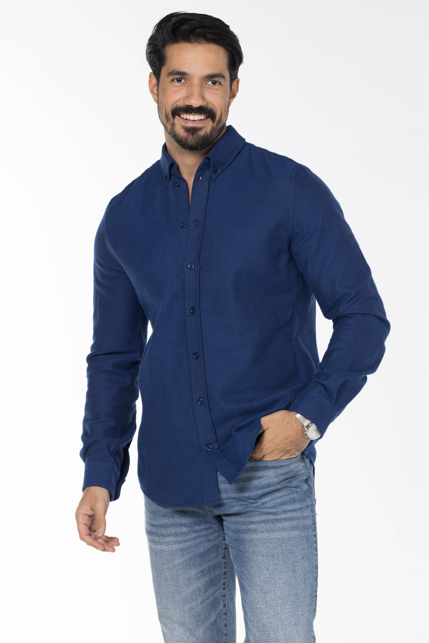 Canva Shirt - Relaxed Fit - Dark Blue pic20