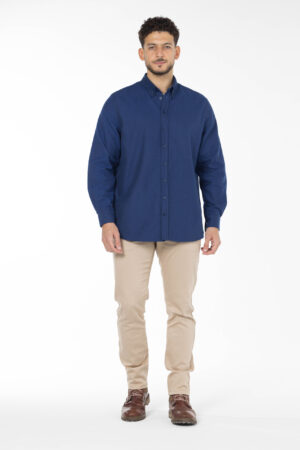 Canva Shirt - Relaxed Fit - Dark Blue pic3