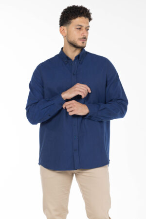 Canva Shirt - Relaxed Fit - Dark Blue pic4