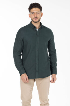 Canva Shirt - Relaxed Fit - Dark Green pic1