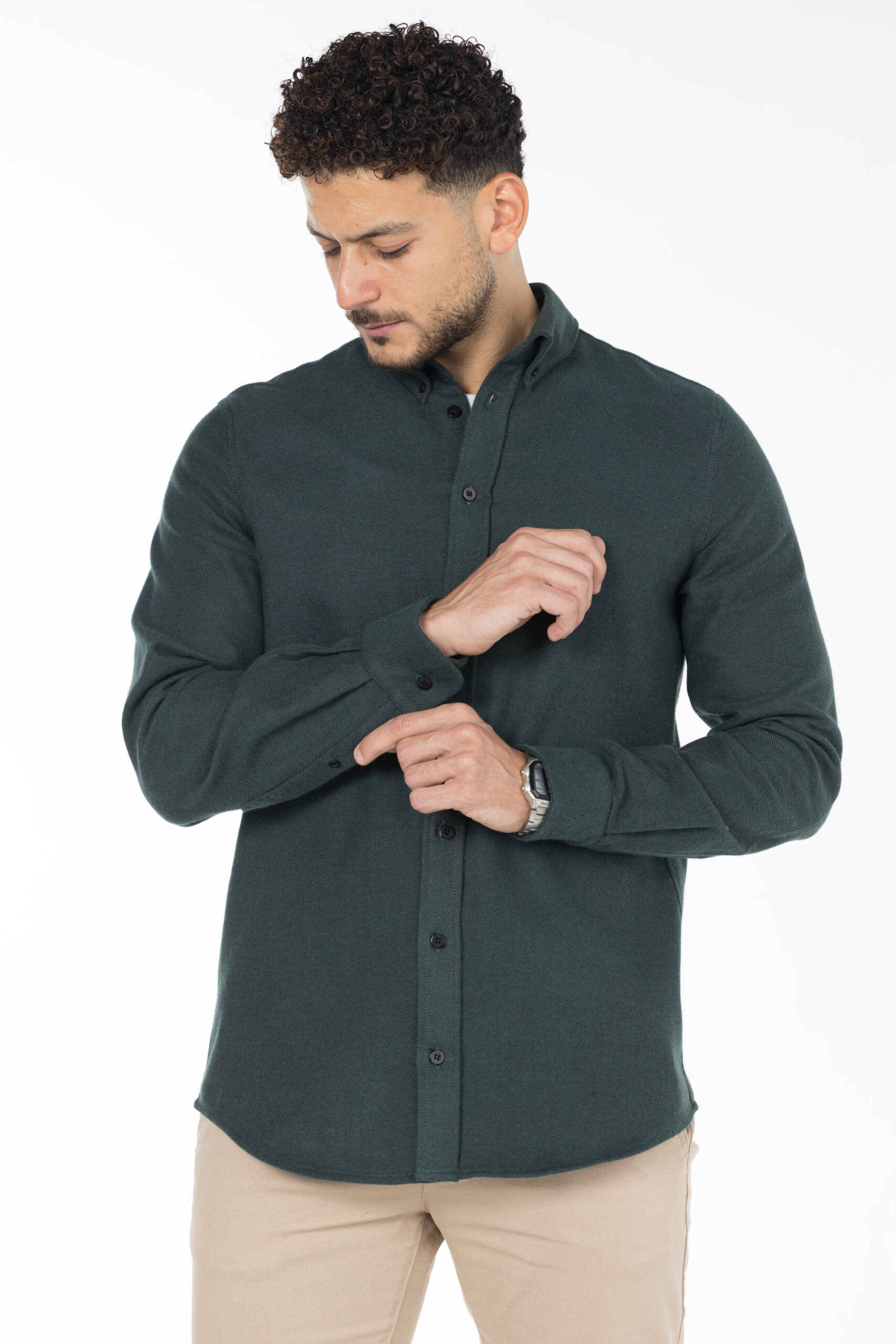 Canva Shirt - Relaxed Fit - Dark Green pic13