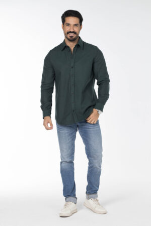 Canva Shirt - Relaxed Fit - Dark Green pic17