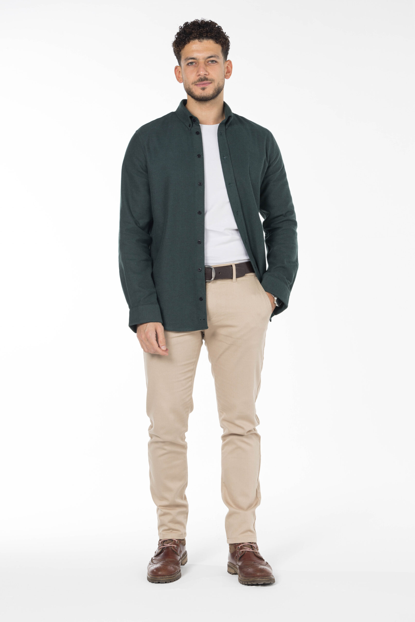 Canva Shirt - Relaxed Fit - Dark Green pic2