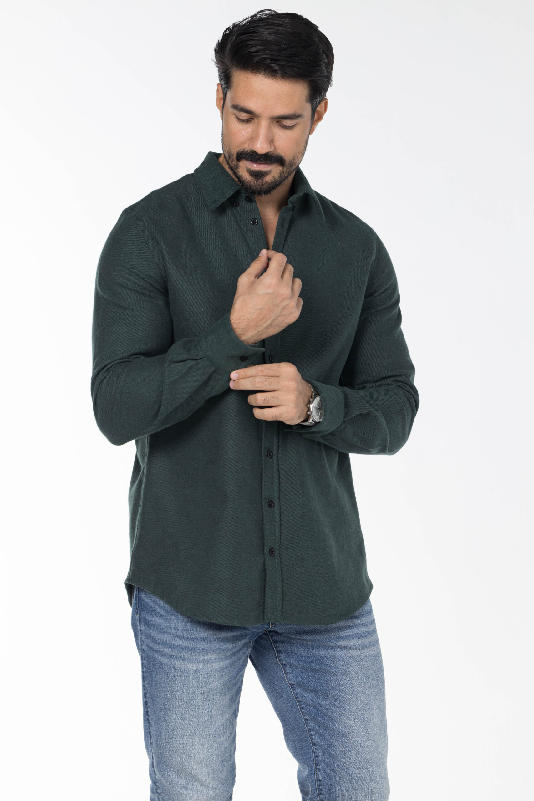 Canva Shirt - Relaxed Fit - Dark Green pic23