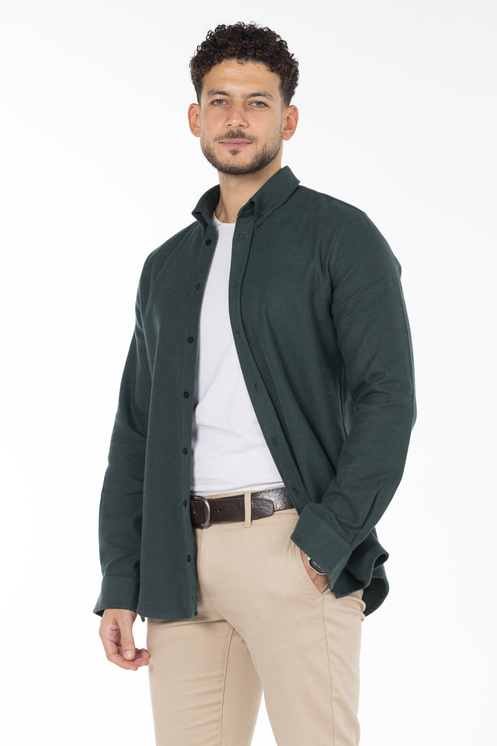 Canva Shirt - Relaxed Fit - Dark Green pic3