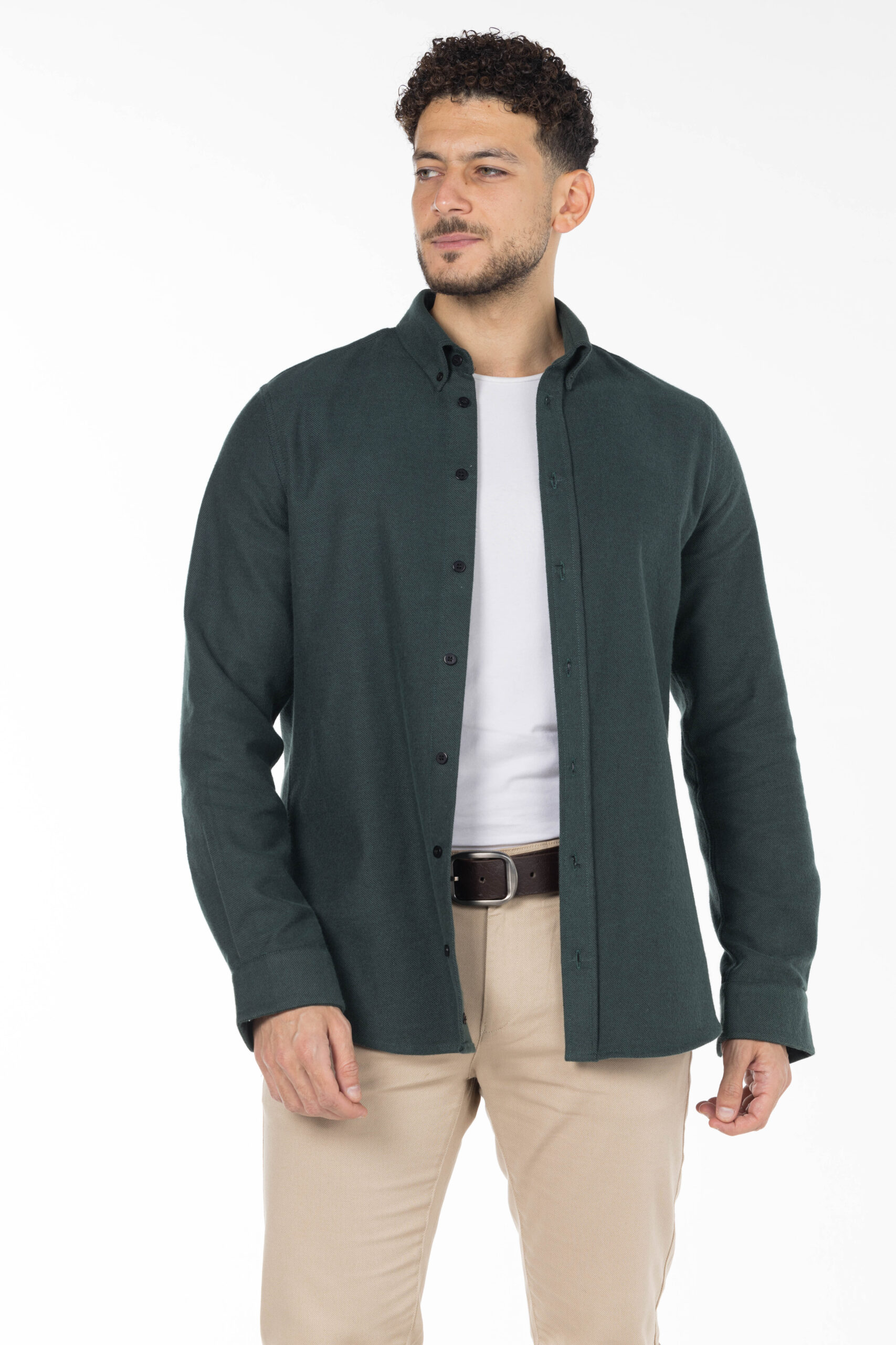 Canva Shirt - Relaxed Fit - Dark Green pic5