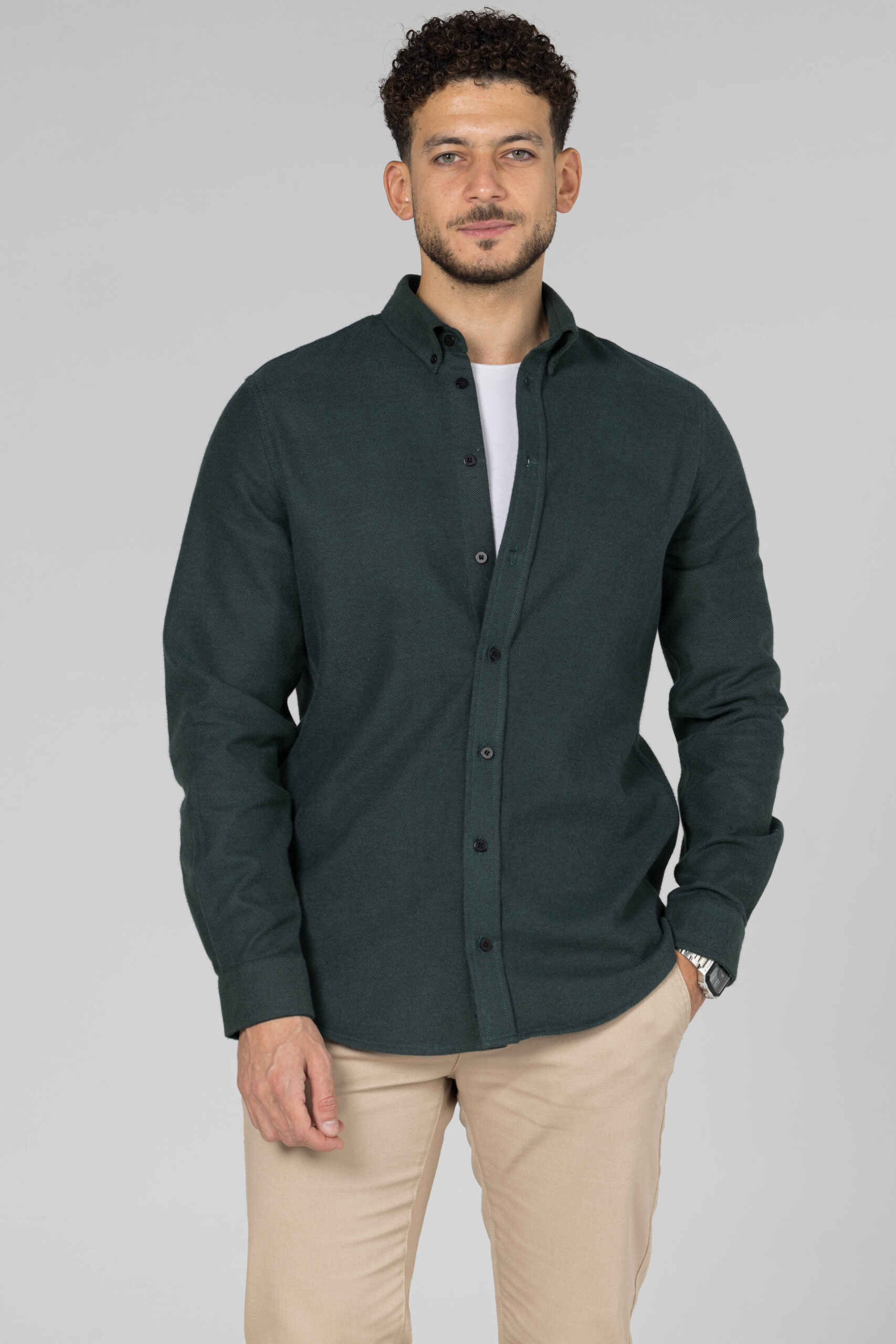 Canva Shirt - Relaxed Fit - Dark Green pic7