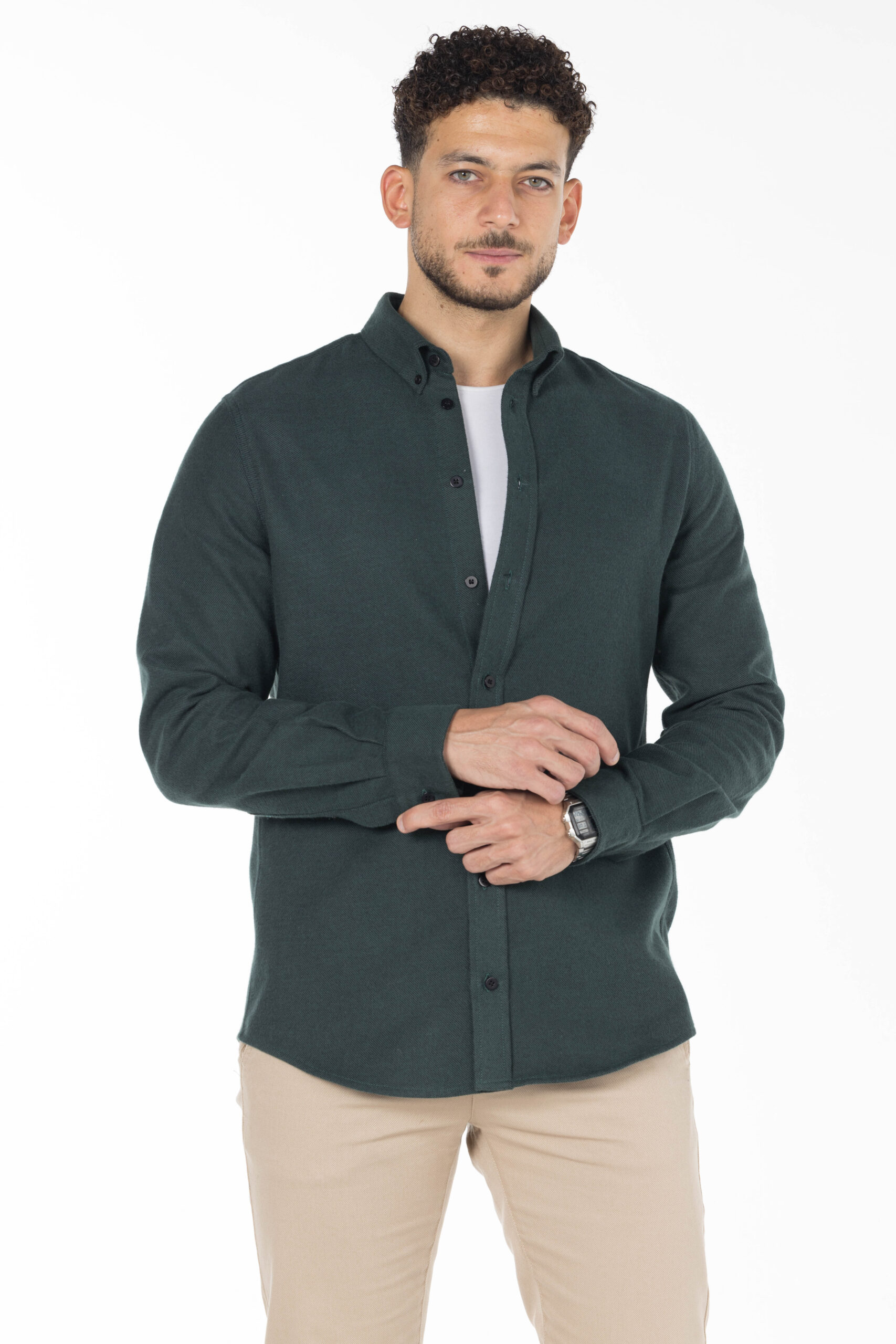 Canva Shirt - Relaxed Fit - Dark Green pic8