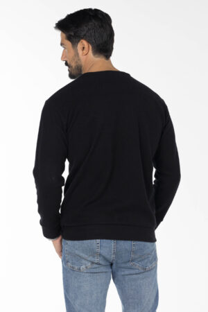 Kashmir Pullover - V Neckline - Black pic7