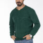 Kashmir Pullover - V Neckline - Green pic1