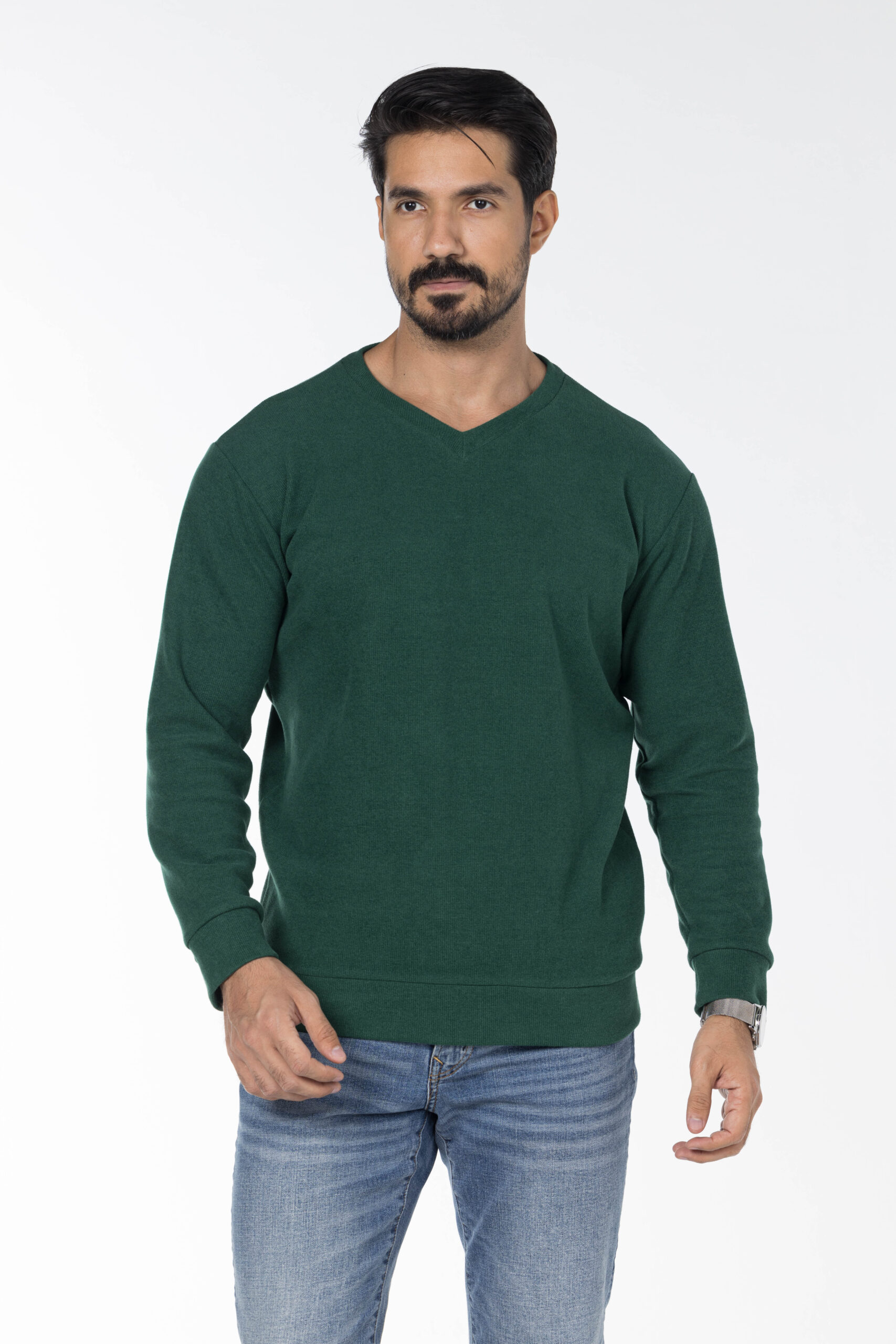 Kashmir Pullover - V Neckline - Green pic16