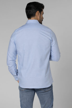 Plain Oxford Shirt - Regular Fit - Baby Blue pic10