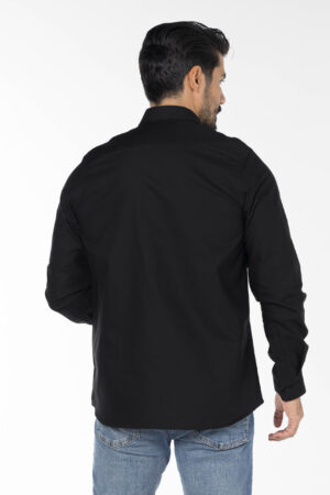 Plain Oxford Shirt - Regular Fit - Black pic18