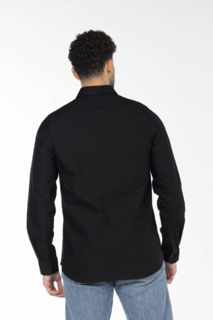 Plain Oxford Shirt - Regular Fit - Black pic24