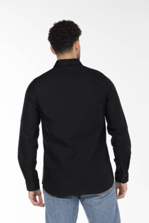 Plain Oxford Shirt - Regular Fit - Black pic25