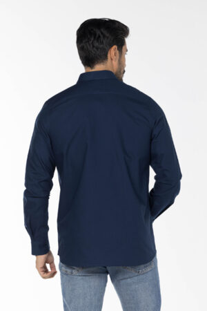 Plain Oxford Shirt - Regular Fit - Navy Blue pic17