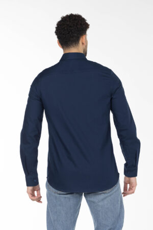 Plain Oxford Shirt - Regular Fit - Navy Blue pic9